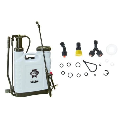 Image of Faithfull SPRAY16AV Pressure Sprayer Knapsack 16L & Faithfull SPRAY16K Service Kit for 16L Spray Set