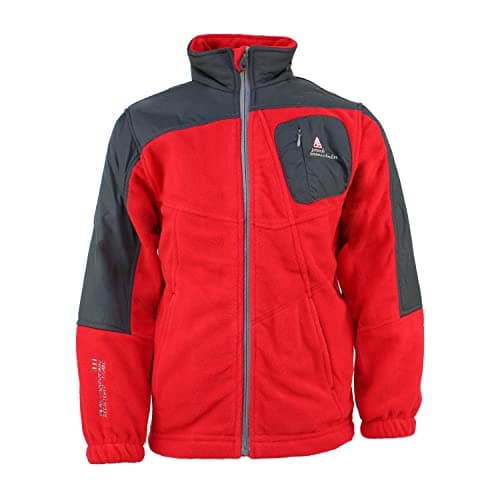 Image of Peak Mountain Ecelik/3-8/Fu Boys' Jacket, boys, Blouse, ECELIK/3-8/FU, red, FR : L (Taille Fabricant : 6)