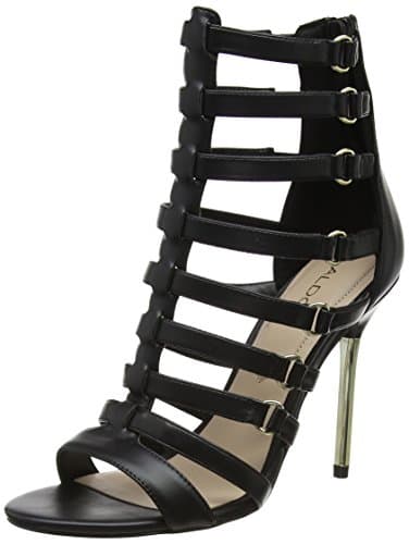 Image of ALDO Unaclya, Women’s Open Toe Sandals, Black (Jet 96), 6 UK (39 EU)