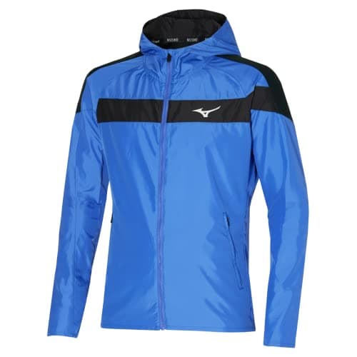 Image of Mizuno Men's Hooded Jacket Tennis, Nebulas Blue, M