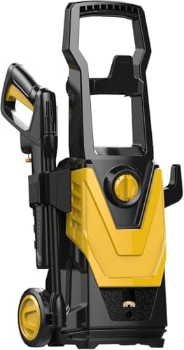 Image of Electric Pressure Washer, 1400W 105Bar High-Pressure 6.5L/M Flow Rate with Adjustable Nozzle & 5m Hose for Cleaning Cars, Driveways, Patios, Fences