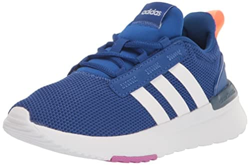Image of adidas Racer TR21 Running Shoe, Team Royal Blue/White/Beam Orange, 3.5 US Unisex Big Kid