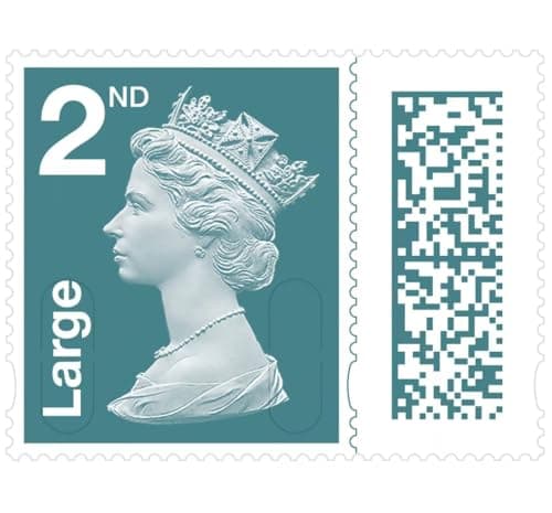 Image of 15 x 2nd Class Large Letter Stamps Self-Adhesive