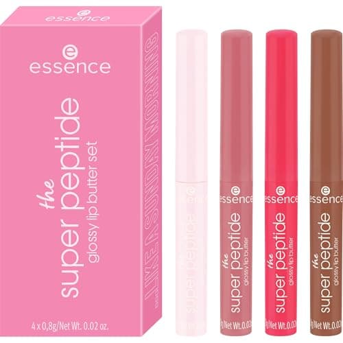 Image of essence the super peptide glossy lip butter set ...LIKE A SUNDAY MORNING, natural, shiny, shimmery, translucent (1pcs)