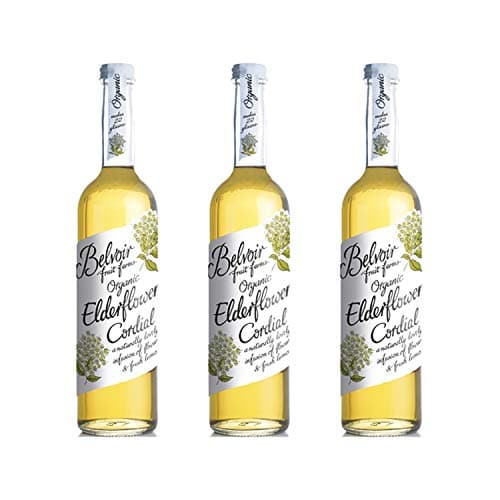Image of (3 Pack) - Belvoir - Organic Elderflower Cordial | 500ml | 3 Pack Bundle