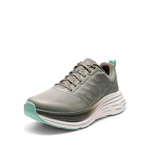 Image of NORTIV 8 Men's Road Running Shoes Trainers Walking Shoes Active Float Athletic Gym Workout Jogging Comfortable Trainers Sneakers,Size 12,Greyish Green,SNWS245M
