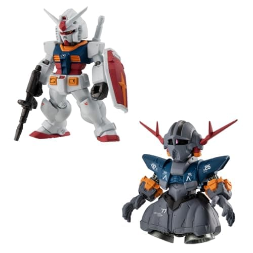 Image of Bandai Shokugan - Mobile Suit Gundam Converge Core 45th Commemorative Last Shooting Set, FW Converge Core Collectible Figure