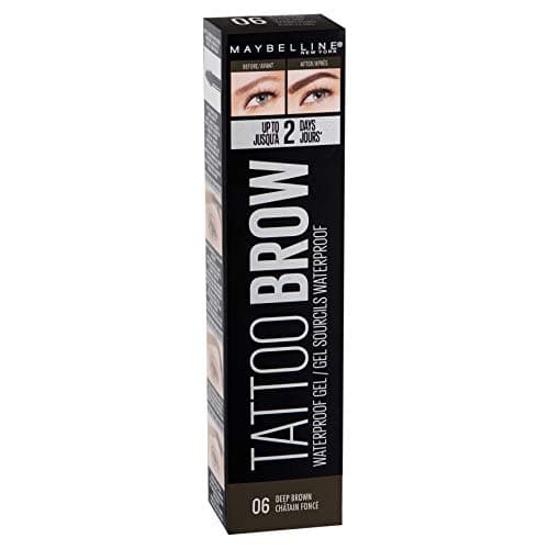 Image of Maybelline New York Tattoo Brow Waterproof Eyebrow Gel No. 06 Deep Brown 5ml