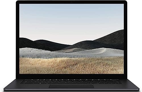 Image of 2021 Microsoft Surface Laptop 4 with Intel Core i5-1135G7 (13.5-inch, 8GB RAM, 256GB SSD) (QWERTY English) Matte Black Alcanatara (Renewed)
