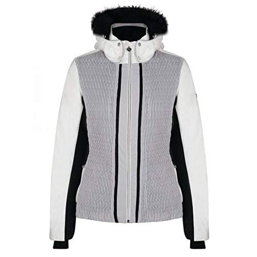 Image of Dare2b Statement Womens Ski Jacket, White/Silver Flash, 20 UK