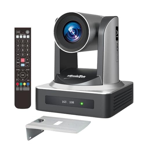 Image of zowietek NDI PTZ Camera (NDI 6 Certified Native), AI 1080P60 PoE Auto Detection, 20X Optical Zoom, USB 3.0 3G-SDI HDMI LAN, Live Streaming for Church Meeting, Education, Sports