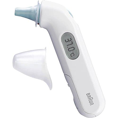 Image of Ear thermometer Braun ThermoScan 3 (professional precision; acoustic fever indicator; safe, hygienic, for the whole family; newborn) IRT3030 White