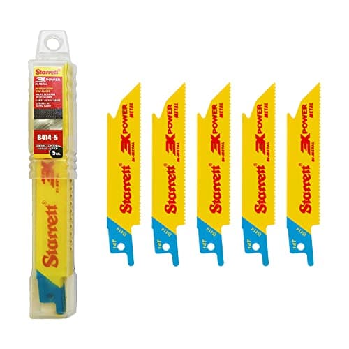 Image of Starrett Jigsaw Blades Set - 5 Pack Saw Blade for Metal Cutting - BU224-5 - Packaging May Vary