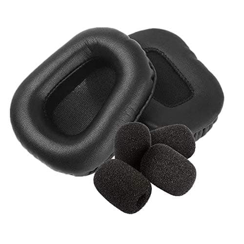 Image of YunYiYi Replacement Earpads Cups Cushion Compatible with BlueParrott B550-XT B550 XT Noise Canceling Bluetooth Headset Cover Repair Parts (B550XT Earpads + Microphone Foam)