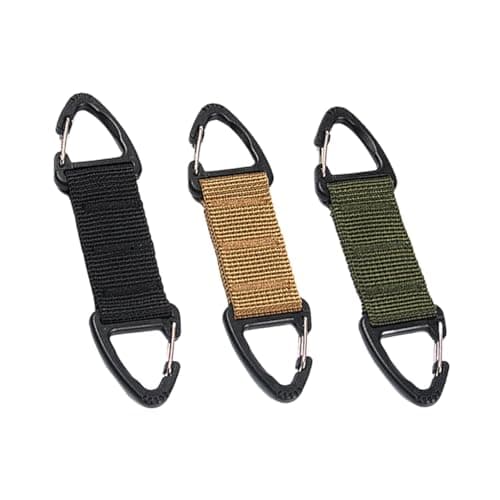 Image of SWETRACE 3pcs Mask Buckle Extension Hook Anti-Slip Ear Straps for Mask Tactical Backpack Clasp Black Green Khaki