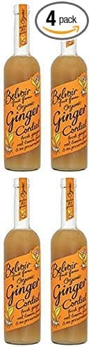 Image of (4 Pack) - Belvoir - Organic Ginger Cordial | 500ml | 4 Pack Bundle