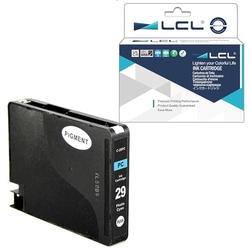 Image of LCL Compatible Ink Cartridge PGI-29 PGI-29PC 4876B001 (1 photo Cyan) Replacement for Canon PIXMA PRO-1