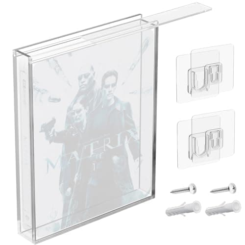 Image of Acrylic Steelbook Protector Case, Steelbook Box Protectors, Compatible with 4K UHD, Blu-Ray, Arrow Video w/Slipcover, Criterion Blu Ray Case, PS3 PS4 PS5 Games Steelbook (Clear)