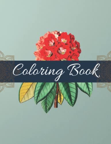 Image of Color Animals Coloring Book: Perfectly Portable Pages, High-Quality, Easy To Take Along Everywhere Gift For Stress Relief Coloring ( Rhododendron Rollissonii Coloring Books Adult