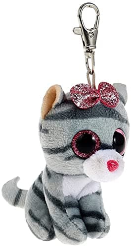 Image of TY Toys Beanie Boo's Clip Cat Kiki - 7 CM,Gray,35243