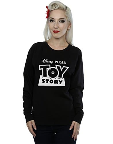 Image of Disney Women's Toy Story Logo Outline Sweatshirt XX-Large Black
