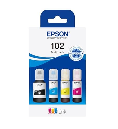 Image of Epson EcoTank 102 Genuine Multipack Ink Bottles