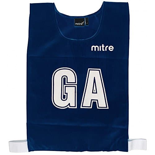 Image of Mitre Adult Netball Pro Sports Training Bibs (Pack of 7 Bibs), Navy, L