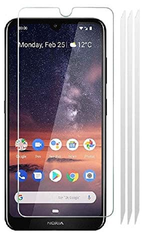 Image of Fonetek® 3x Clear Plastic PET LCD Screen Protector Cover Guards for Nokia 5.3