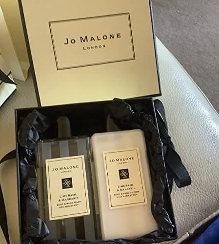 Image of Jo Malone Lime Basil & Mandarin 100ml Body & Hand Wash & 100ml Body & Hand Lotion Gift Set