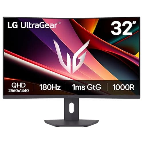 Image of LG UltraGear 32G600A-B 31.5" Quad HD 180Hz FreeSync HDR10 Curved Gaming Monitor