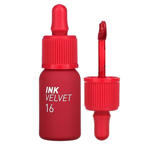 Image of Peripera Lip Ink Velvet Tint Soft - Glowing Cosmetics Smooth And Shining,Long Lasting Makeup - Heart Fuchsia Pink