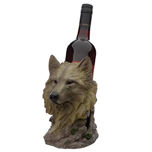 Image of EliteKoopers 1Pcs Midnight Dreamer Protector of the North Wolf Bottle Holder For Home Decor Item