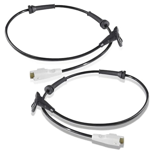 Image of 2 Pack ABS Wheel Speed Sensor 4545F5 4545K3, Front Left Right, Replacement 9665386780, for Citroen C4 Picasso DS4 DS5 for Peugeot 3008 307 308 CC 5008 RCZ