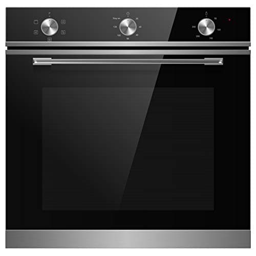 Image of Cookology 72L Built-in Single Multifunction Electric Oven - 60cm - Stainless Steel