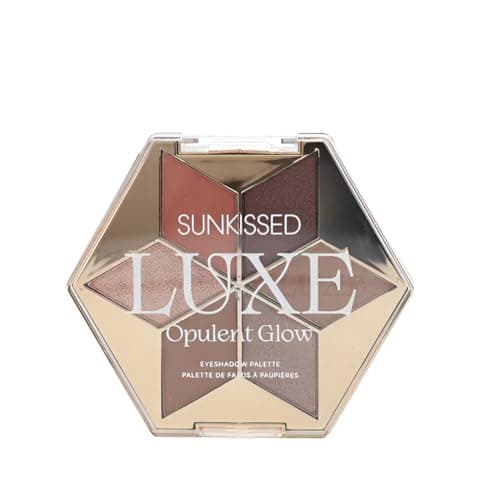 Image of Sunkissed Luxe Opulent Glow Eyeshadow Palette for Users Ideal for Everyday Use with Ref 5055193549640