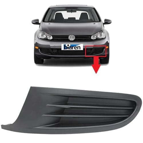 Image of BIAREN Front Bumper Lower Grille Cover Trim Left For Volkswagen VW Golf Mk6 (2009-2012) 5K0853665A 5K0853665A9B9