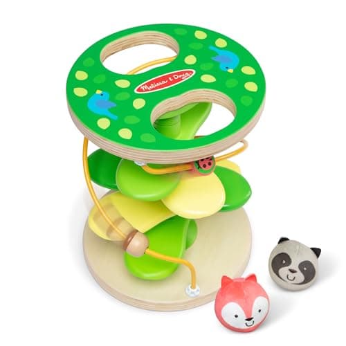 Image of Melissa & Doug Rollables Treehouse | Early Development & Activity Toys for 1 Year Old Boys & Girls | Wooden Baby Toys 12 Months + | Cause & Effect with Sensory Balls for Babies - FSC Certified