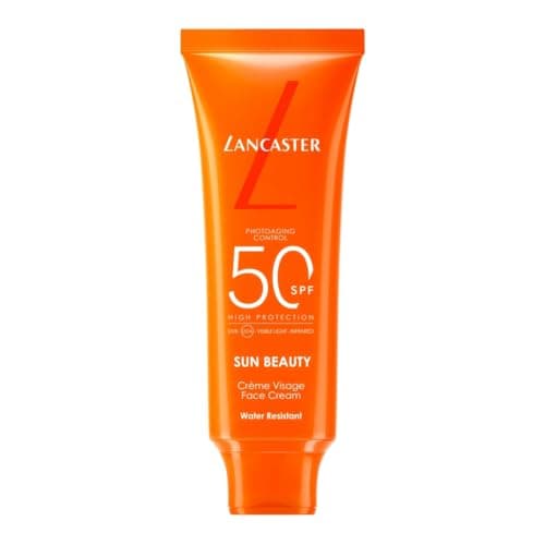 Image of Lancaster Sun Beauty Face Cream SPF50 50ml, Photoaging Control, Broad Spectrum Sun Protection, High Protection With Full Light Technology, Water and Sweat Resistant, Clean Formula
