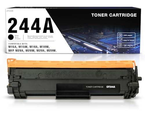Image of RINKLEE HP Laserjet Pro M15w Toner Cartridge Replacement for CF244A Compatible with HP LaserJet M15w M15a M16a HP Laserjet Pro MFP M28w M28a 2 Black