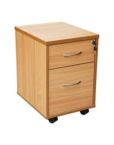 Image of Rainbow Zebra Mobile Office Pedestal (2 Drawer)