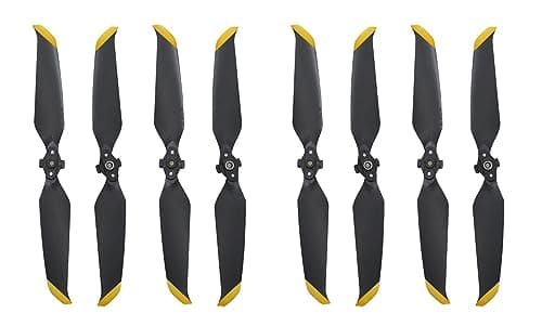 Image of Propellers for DJI Mavic AIR 2/2S Drone Tip Low-noise Quick Release 7238F (4 Pairs (8x Gold Tips))