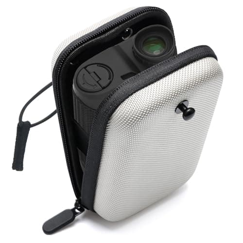 Image of Windspeed Golf Rangefinder Hard Shell Case, Solid Golf Rangefinder Case with Buckle, Universal Range Finder Pouch (Grey+Black)