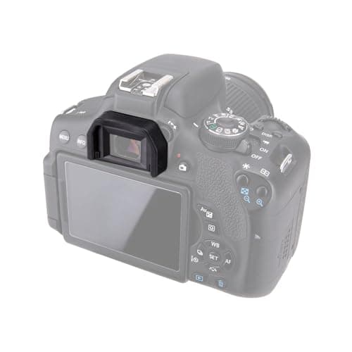 Image of JJC Soft Silicone Eyecup Eyepiece for Canon EOS 77D 800D 760D 750D 700D 650D 600D 550D 500D 450D 400D 350D 300D 200D 100D 1100D 1200D 1300D 1500D Cameras Replaces Canon Ef.