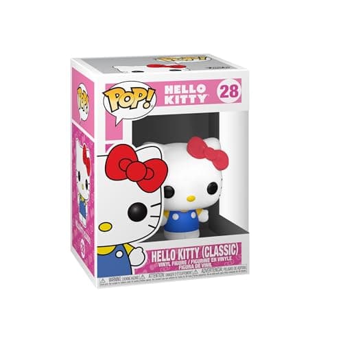 Image of Funko POP! Sanrio: Hello Kitty - Classic - Collectable Vinyl Figure - Gift Idea - Official Merchandise - Toys For Kids & Adults - Model Figure for Collectors and Display