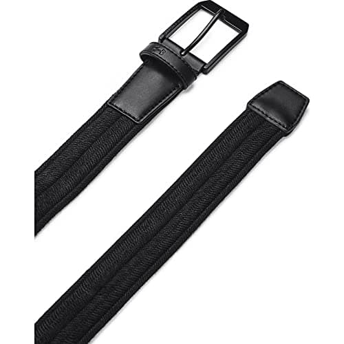 Image of Under Armour Men's Braided Golf Belt, Black None (001), 32W UK