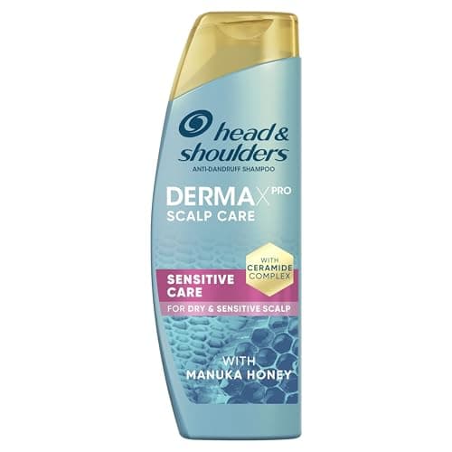 Image of Head & Shoulders DermaXPro Sensitive Care Anti Dandruff Shampoo 300ml with Manuka Honey and Ceramide Complex. Gently Moisturises Dry Scalp and Helps Reinforce the Skin Barrier for Flake-Free Hair