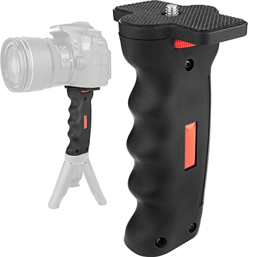 Image of zalati Camera Handle Grip Handheld Stabilizer Portable Stick with 1/4" Screw Anti-slip Pad for Cameras Holder Stand Support Mount