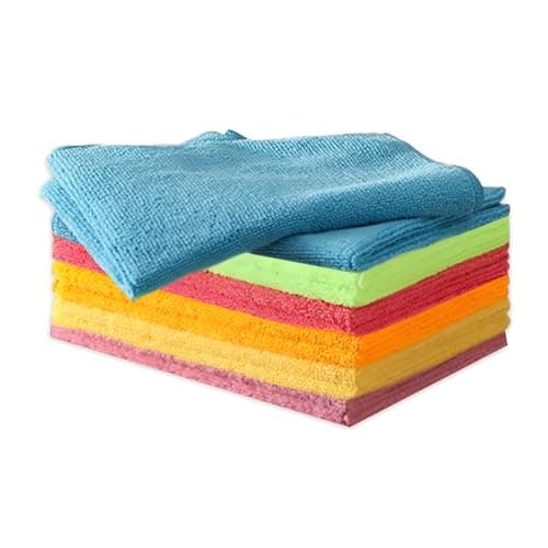 Image of Canvas Trend Pack of 12 Microfibre Cleaning Cloth,Multi-Functional Multi-Color Microfibre Towels Reusable and Washable for House, Kitchen, Windows（30×40cm）