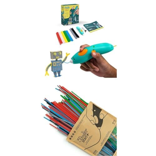 Image of 3Doodler Start+ 3D Pen Set for Kids + 3Doodler Start Filament Refill Bag