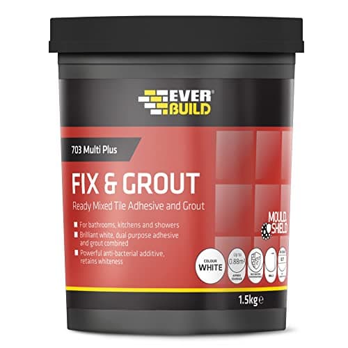 Image of Ever Build ! 703 FIX & GROUT ADH 1.5KG/1L, Brilliant White